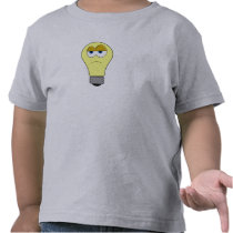 Grumpy Light Bulb t-shirts