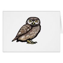 Grumpy Little Owl Card