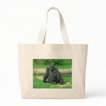 Grumpy Lowland Gorilla Canvas Bag
