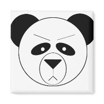 Grumpy Panda magnets