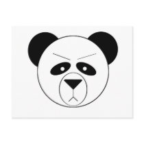 Grumpy Panda postcards