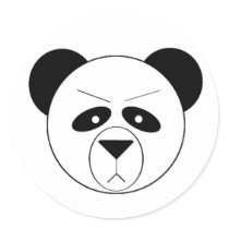 Grumpy Panda stickers