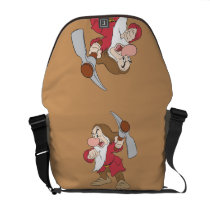 Grumpy Pointing Axe Courier Bags at Zazzle