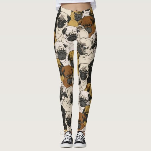 pug tights grumpy pug dogs pattern s running zazzle pug tights grumpy pug dogs pattern s running zazzle
