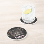 Grumpy Puggy Coasters coasters
