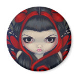 "Grumpy Red Fairy" Magnet