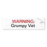 Grumpy Vets Bumper Sticker