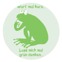 Grün Denken stickers