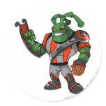 Joueur de station spatiale de Grundo Virtupets autocollants