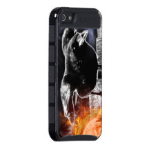 grunge abstract raven flames ice gothic cases for iPhone 5