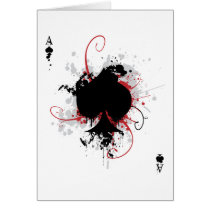 Grunge Ace Card