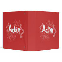 Grunge Actor Vinyl Binder