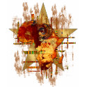 Grunge Africa Star Faces of Africa Tribal Tees t-shirts by Funkart Grunge Africa Star Faces of Africa Tribal Tees t-shirts