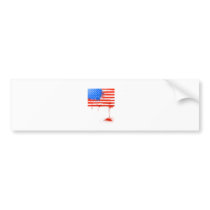 Grunge America Bumper Sticker