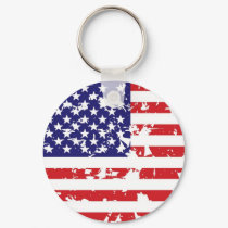 Grunge American Keychain