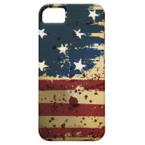 Grunge American Patriotic Flag iPhone 5 Case at Zazzle