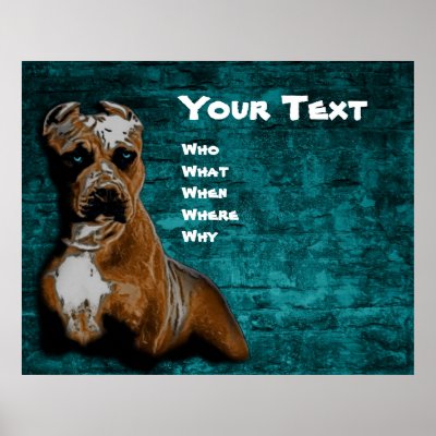 Grunge American Pitbull Terrier...