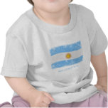 Grunge Argentina Flag T-shirt