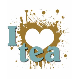 Grunge Art I Heart Love Tea shirt