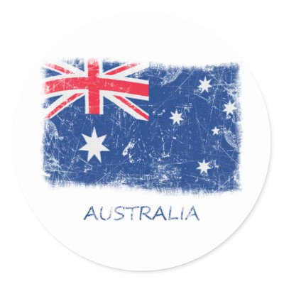 australia flag round