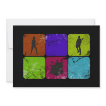 Grunge Band invitations invitations