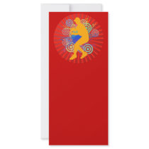 Grunge Baseball Player Bookmark Rack Cards