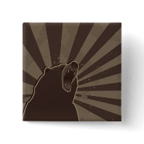 Grunge Bear Pin