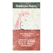 grunge beauty business cards