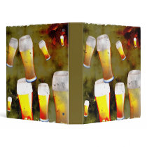 Grunge Beer Vinyl Binder