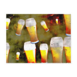 Grunge Beer Post Cards