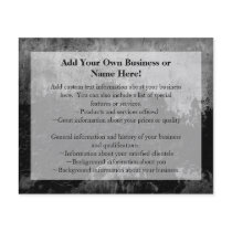 Grunge Black Paint Faux Finish Design Personalized Flyer