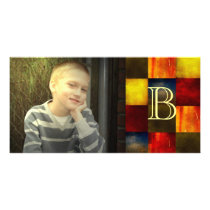 Grunge block monogram photocard by VampOut Grunge block monogram photocard