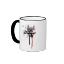 Grunge Blood Splatter Hawaii Mug