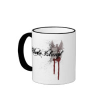 Grunge Blood Splatter Rhode Island Mug