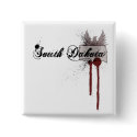 Grunge Blood Splatter South Dakota Button