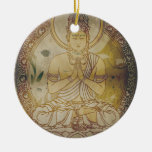 Grunge Buda del vintage Adornos De Navidad