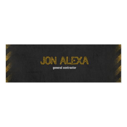 Grunge Business Card Template (front side)