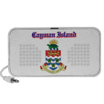 Grunge Cayman Islands coat of arms designs Notebook Speakers