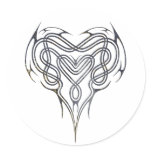 Grunge Celtic Heart Knot