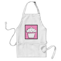 grunge cherry cupcake aprons