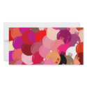 grunge christmas balls photo cards