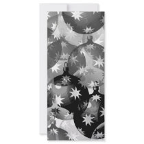 grunge christmas balls rack cards