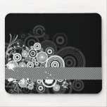 Grunge Circles Mouse Pads