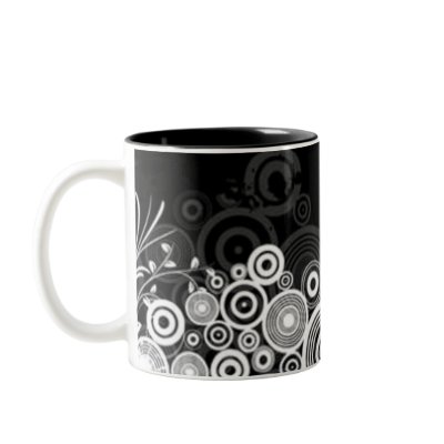 Grunge Circles Mug by Elle_Ichai