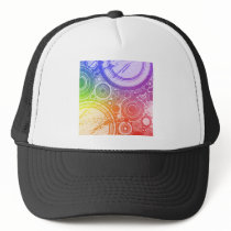 Grunge Circles: Rainbow Edition: Mesh Hat