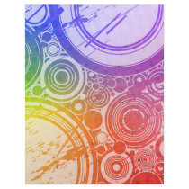 Grunge Circles: Rainbow Edition: Custom Letterhead