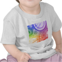Grunge Circles: Rainbow Edition: Tees