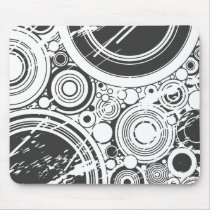 Grunge Circles: Vector Art: mousepads