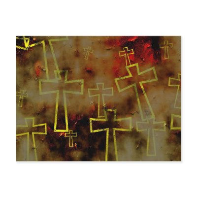grunge-cross postcards by prawny