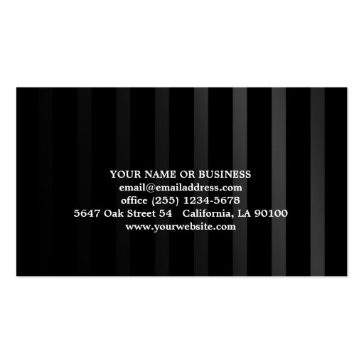 Grunge Damask Business Card 2 Sided (back side)